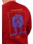 Mocgrande Büyük Beden Erkek Sweat Malcolmx 22735 Bordo 2