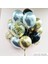 30 Adet Gold Şeffaf Gümüş Balonlar Buketleri Lateks Konfeti Balon 1