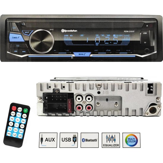 Roadstar Oto Teyp 4X50W Bt/usb/sd/fm/aux Şarjlı Roadstar RDM-310BT Digicom