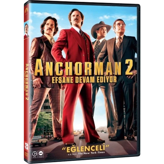 Anchorman 2 : Efsane Devam Ediyor ( Anchorman 2 : The Legend Continiues ) DVD
