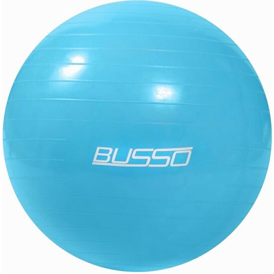 Busso GYM56-55CM Pilates Topu-Polybag-Mavi