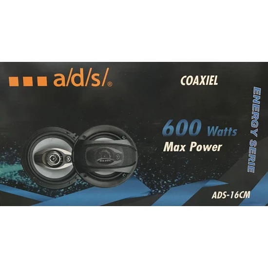 Ads Coaxıel ADS-16CM 600W Hoparlör Rms POWER300W