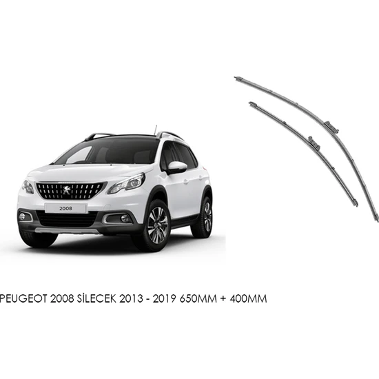 Kruger Peugeot 2008 Silecek 2013 - 2019 650MM + 400MM