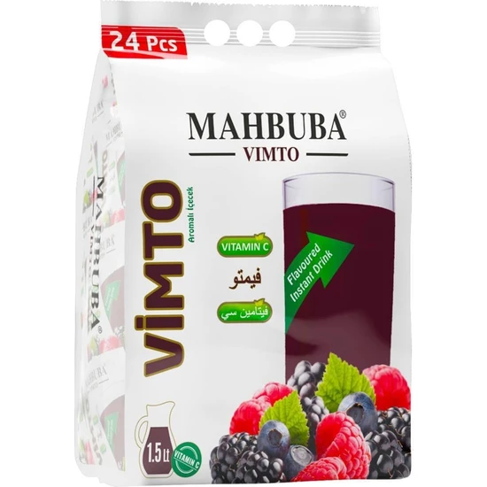 Mahbuba Vimto Orman Meyveli Aromalı Toz İçecek 24x11.2gr Soğuk Veya Sıcak Tüketilebilir