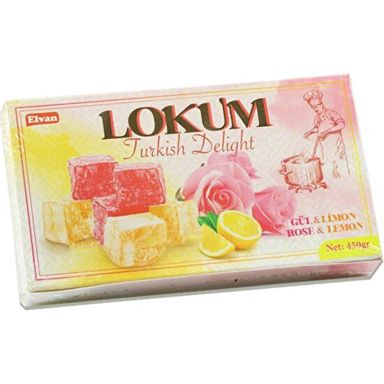 Elvan Gül-Limon Lokum 450 gr