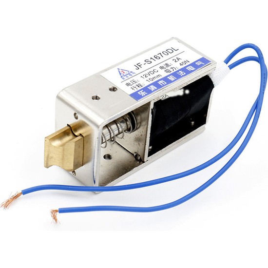 Elettromagnete Solenoide Heschen HS-S1670DL - DC12V, 40N, Corsa 10mm - Tipo Push-Pull - Foto 2