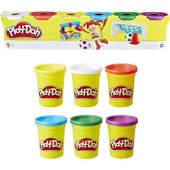 Play-Doh 6 Lı Renk Oyun Hamuru Playdoh