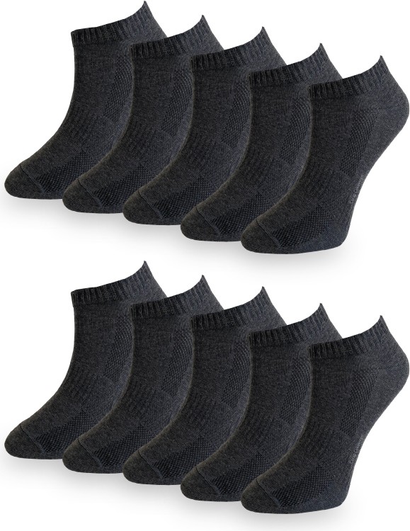 Çorap Çekmecesi Unisex Pamuklu Kısa Çorap 10'lu görsel 8