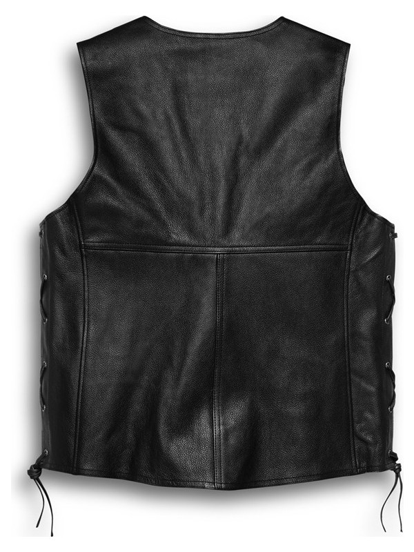 HarleyDavidson Men's Tradition Iı Leather Vest Erkek Yelek Fiyatı