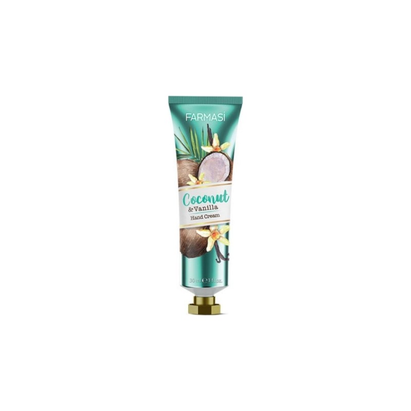Farmasi Coconut Vanilla El Kremi 30 ml Shea Yağı ve Vitamin E ile Zenginleştirilmiş Nemlendirici