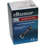 eBsensor Ölçüm Strip 50 Adet