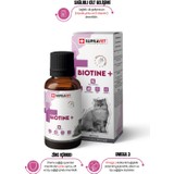 Supra Vet Plus +B For Cats Biotine Damla 100 ml + Zinc + Multi Vitamin ( Kediler Için Tüy Sağlığı Damlası )