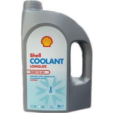 Shell Coolant Longlife RTU Organik Kırmızı Antifriz -37 Derece 3lt ( Üretim Yılı :2023)