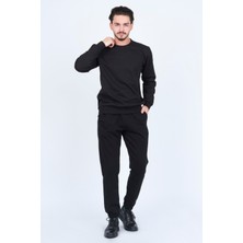 Metropolitan Erkek Bisiklet Yaka Sweatshirt 62422106 Siyah