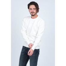 Metropolitan Erkek Bisiklet Yaka Sweatshirt 62422106 Beyaz