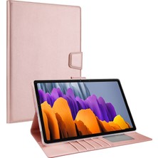 Xfashion Samsung Galaxy 12.4 Inch Tablet Koruyucu Kılıf - Pembe Altın (Yurt Dışından)