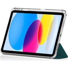 Xfashion Apple 10.9 Inch Tablet Koruyucu Kılıf - Koyu Yeşil (Yurt Dışından)