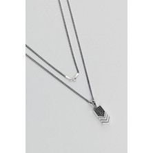 So CHIC Arma Figürlü Gümüş Erkek Kolye