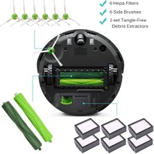 Irobot Roomba Için Yedek Kit E5 E6 E7 I7 I7 + I6 I8 I3 I4 Artı 3150 E & I Serisi Elektrikli Süpürge Parçaları Aksesuarları