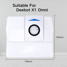 Ecovacs Deebot X1 Omni Otomatik Boşaltma Istasyonu Için 6 Adet Toz Torbası, Ecovas Omni X1/x1 Plus Için 3l Kapasiteli Yedek Çanta