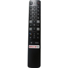 Sesli Kontrol Uzaktan Kumandası, Tcl Sesli LCD LED Tv Için Uzaktan Kumanda RC901V Netflix / Youtube Için Yedek Uzaktan Kumanda