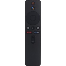 XMRM-006A Xiaomi Tv Için 4X50 L65M5-5SIN Prime Video Netflix Akıllı Tv Mi Kutusu 4K Bluetooth Sesli Uzaktan Kumanda