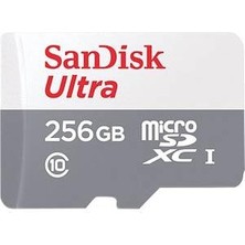 Sandısk 256GB Ultra SDSQUNR-256G-GN3MN Mıcro-Sd Hafıza Kartı