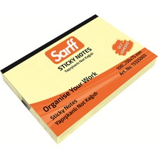 Sarff 50X75MM Sarı Not Kağıdı 100YP