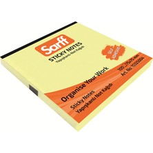 Sarff 75X75MM Sarı Not Kağıdı 100YP