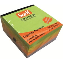 Sarff 75X75MM Sprıng Renkler Küp Not Kağıdı 400YP