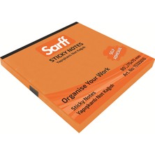 Sarff 75X75MM Fosforlu Turuncu Not Kağıdı 80YP