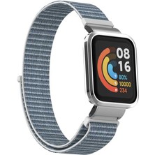 Apsuwa Xiaomi Redmi Watch (Mi Watch Lite) Kordon Hasır Kumaş Cırtlı Krd-61