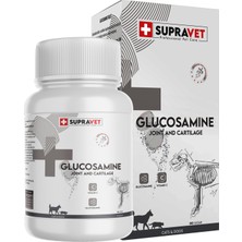 Supravet Glucosamine Kedi ve Köpek  Sağlığı Glukozamin Tablet + Vitamin C 75 Tablet