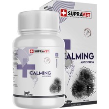 Supravet Kedi ve Köpekler Için Sakinleştirici Calming Tablet + Vitamin D ( 75 Tablet )