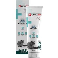 Supravet Anti Stress Relax Paste Sakinleştirici Kedi Macunu 100 gr (Şekersiz ) ( %55 Extra Malt )