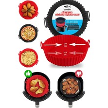 Trustmoda Tüm Airfryer'lara Uyumlu Pratik, Hijyenik Yıkanabilen Silikon Kap - Bpafree