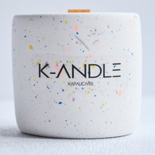 K-Andle Kapalıçarşı Kokulu Soya Mum Oriental Lüx Terazzo