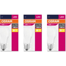 Osram Led Value 10W Sarı Işık E-27 1055lm Ampul 3 lü Paket