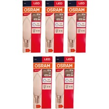 Osram Led Value 4,9W Beyaz Işık E-14 470lm Ampul 5 li Paket
