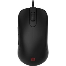 BenQ S1-C Paracord Kablo Küçük Boy Simetrik Hafif 24 Çentik Siyah Espor Oyuncu Mouse