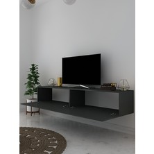 Myniture Home & Living Duvara Monte Tv Sehpası Antrasit S6200-4