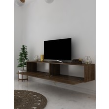 Myniture Home & Living Duvara Monte Tv Sehpası Ceviz S6201-2