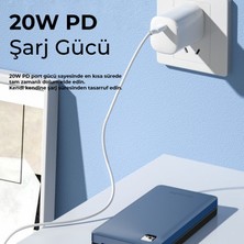 Philips 20000 mAh Powerbank 22.5W USB ve Type-C PD Üç Çıkışlı Led Göstergeli