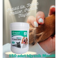 Sole Kedi Köpek Için Hijyenik Tüy ve Pati Temizleme Islak Kova Mendil 150 Adet Eko