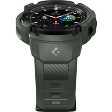 Spigen Samsung Galaxy Watch 4 Classic (46mm) Kılıf Rugged Armor Pro Military Green - ACS04326
