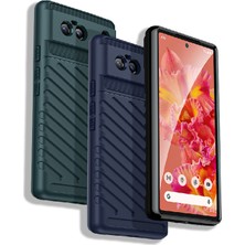 Lanze Direct Google Pixel 6A Telefon Kılıfı Silikon Yumuşak Kılıf + Ekran Koruma Filmi - Siyah (Yurt Dışından)