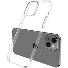 Case Street Apple iPhone 14 Kılıf Sert Pc Kapak Şeffaf Kristal