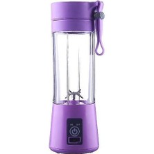 Haitun Taşınabilir Blender USB Mikser Elektrik Sıkacağı Makinesi Smoothie Blender Mini Gıda Işlemcisi Kişisel Limon Sıkacağı Portakal Sıkacağı (Mor) (Yurt Dışından)