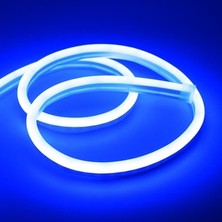 Alles 12V Neon LED Mavi 7X12MM - 5 Metre Oke