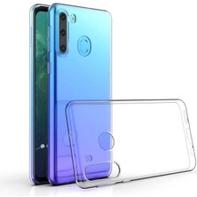 Aqua Aksesuar Galaxy A11 Kılıf Ultra Ince Süper Silikon Şeffaf Kılıf